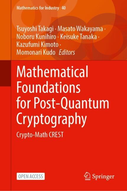 Front cover_Mathematical Foundations for Post-Quantum Cryptography