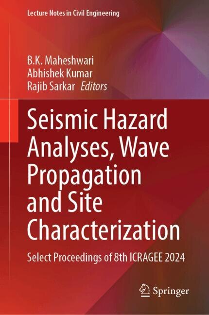 Couverture_Seismic Hazard Analyses, Wave Propagation and Site Characterization