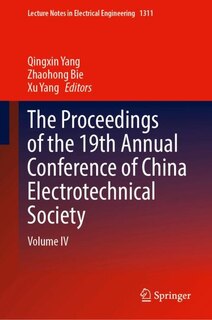 Front cover_Proceedings of the 19th Annual Conference of China Electrotechnical Society