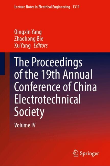 Front cover_Proceedings of the 19th Annual Conference of China Electrotechnical Society
