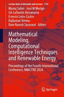 Couverture_Mathematical Modeling, Computational Intelligence Techniques and Renewable Energy