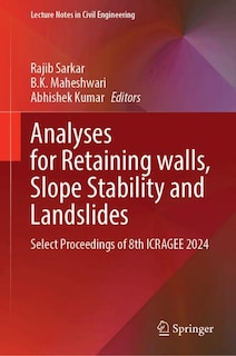 Front cover_Analyses for Retaining walls, Slope Stability and Landslides