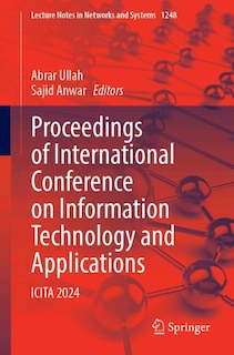 Couverture_Proceedings of International Conference on Information Technology and Applications