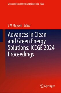 Front cover_Advances in Clean and Green Energy Solutions
