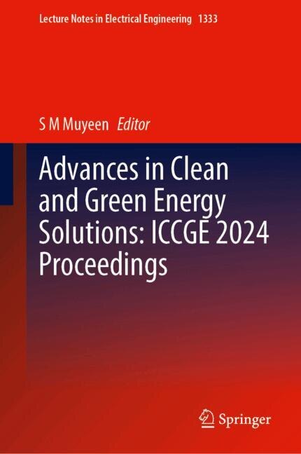 Front cover_Advances in Clean and Green Energy Solutions