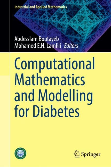 Couverture_Computational Mathematics and Modelling for Diabetes