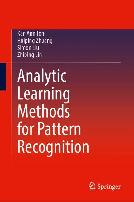 Couverture_Analytic Learning Methods for Pattern Recognition