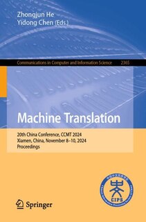 Front cover_Machine Translation