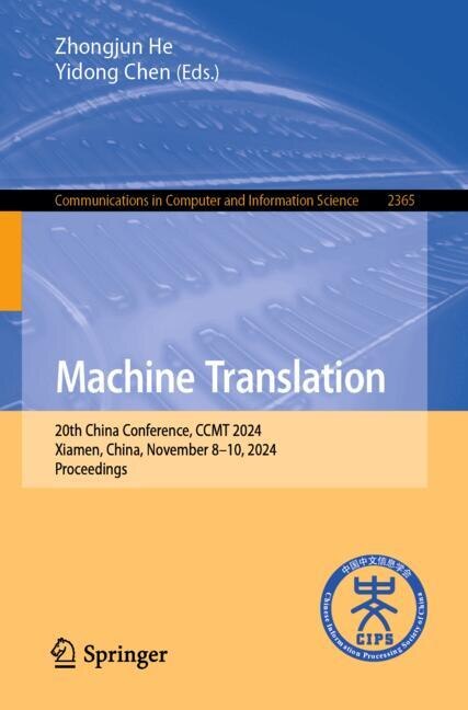 Front cover_Machine Translation