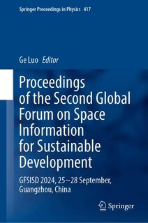 Couverture_Proceedings of the Second Global Forum on Space Information for Sustainable Development
