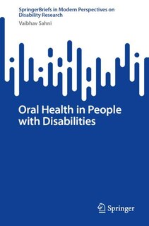 Couverture_Oral Health in People with Disabilities