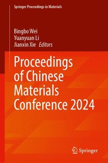 Couverture_Proceedings of Chinese Materials Conference 2024