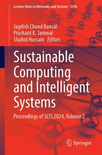 Front cover_Sustainable Computing and Intelligent Systems