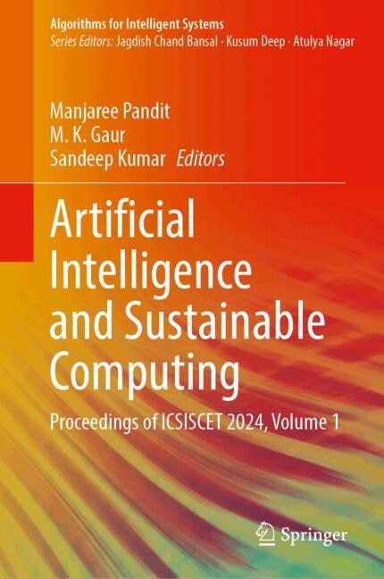 Front cover_Artificial Intelligence and Sustainable Computing