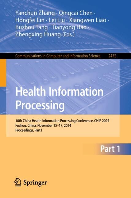 Front cover_Health Information Processing