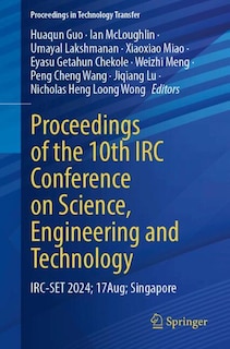 Couverture_Proceedings of the 10th IRC Conference on Science, Engineering and Technology