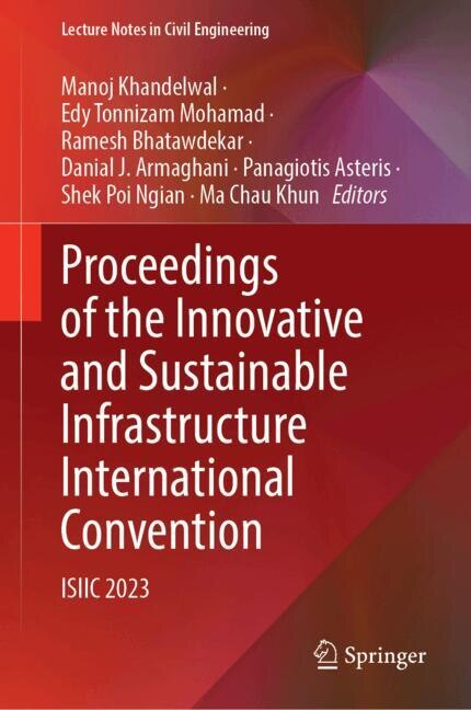 Front cover_Proceedings of the Innovative and Sustainable Infrastructure International Convention