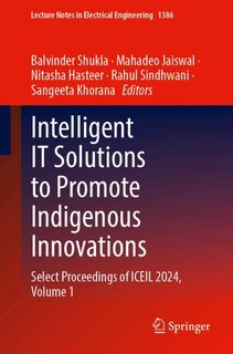 Couverture_Intelligent IT Solutions to Promote Indigenous Innovations