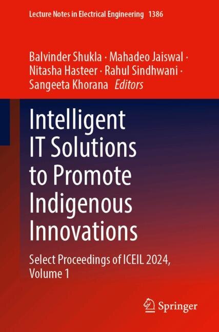 Couverture_Intelligent IT Solutions to Promote Indigenous Innovations