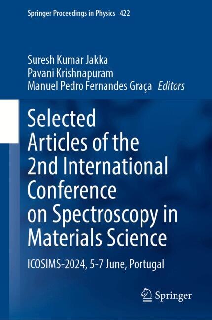Front cover_Selected Articles of the 2nd International Conference On Spectroscopy In Materials Science