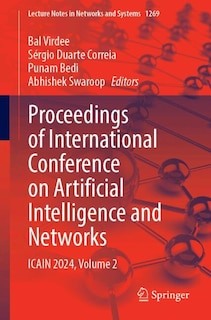 Couverture_Proceedings of International Conference on Artificial Intelligence and Networks