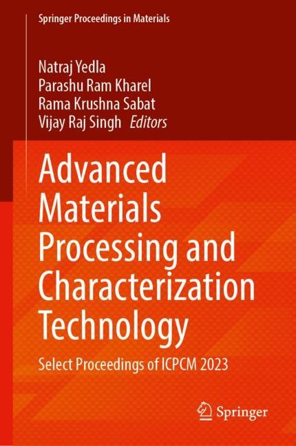 Front cover_Advanced Materials Processing and Characterization Technology
