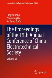 Couverture_The Proceedings of the 19th Annual Conference of China Electrotechnical Society