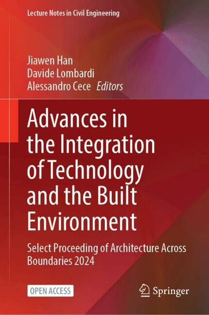 Front cover_Advances in the Integration of Technology and the Built Environment