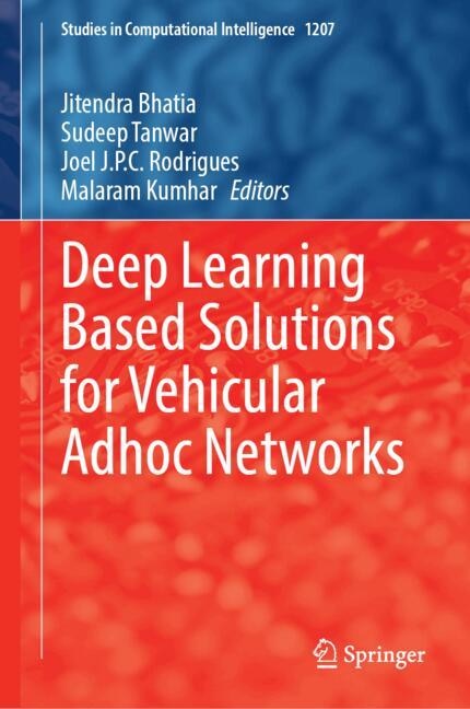 Couverture_Deep Learning Based Solutions for Vehicular Adhoc Networks