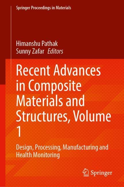 Front cover_Recent Advances in Composite Materials and Structures, Volume 1