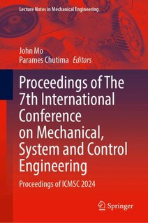 Couverture_Proceedings of The 7th International Conference on Mechanical, System and Control Engineering