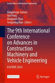 Front cover_9th International Conference on Advances in Construction Machinery and Vehicle Engineering