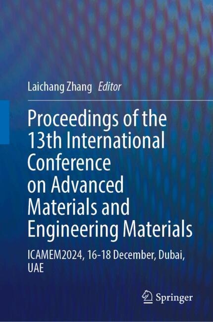 Front cover_Proceedings of the 13th International Conference on Advanced Materials and Engineering Materials