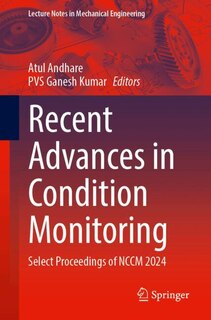 Couverture_Recent Advances in Condition Monitoring