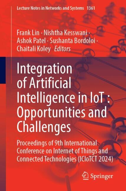 Couverture_Integration of Artificial Intelligence in IoT
