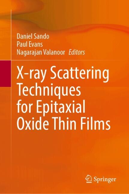 Couverture_X-ray Scattering Techniques for Epitaxial Oxide Thin Films