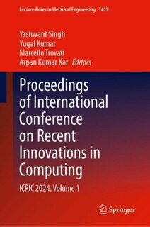 Front cover_Proceedings of International Conference on Recent Innovations in Computing