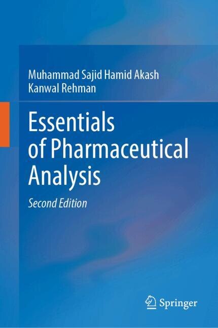 Couverture_Essentials of Pharmaceutical Analysis