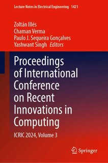 Couverture_Proceedings of International Conference on Recent Innovations in Computing