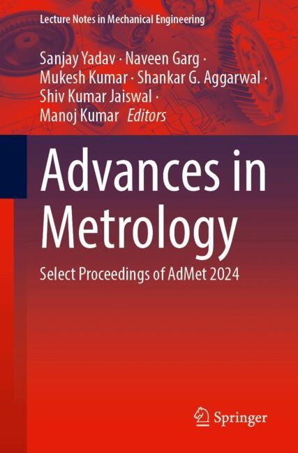 Couverture_Advances in Metrology