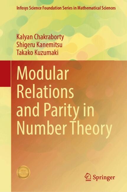 Couverture_Modular Relations and Parity in Number Theory