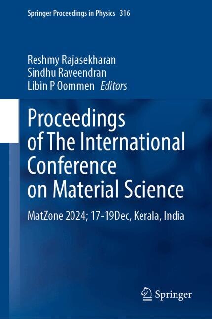 Couverture_Proceedings of The International Conference on Material Science
