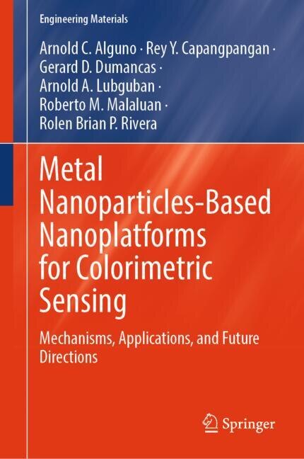Couverture_Metal Nanoparticles-Based Nanoplatforms for Colorimetric Sensing