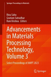 Couverture_Advancements in Materials Processing Technology, Volume 3