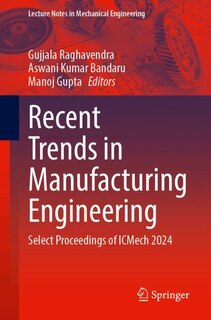 Front cover_Recent Trends in Manufacturing Engineering