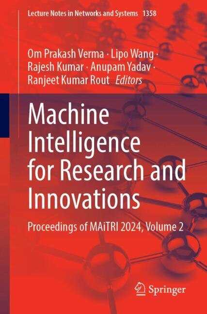 Couverture_Machine Intelligence for Research and Innovations