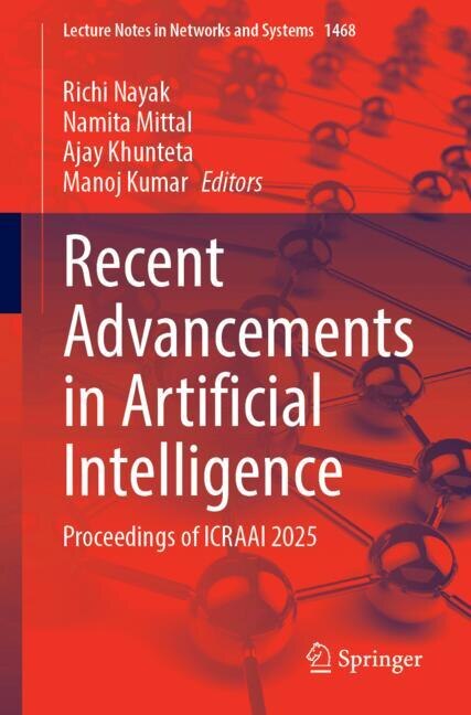 Front cover_Recent Advancements in Artificial Intelligence