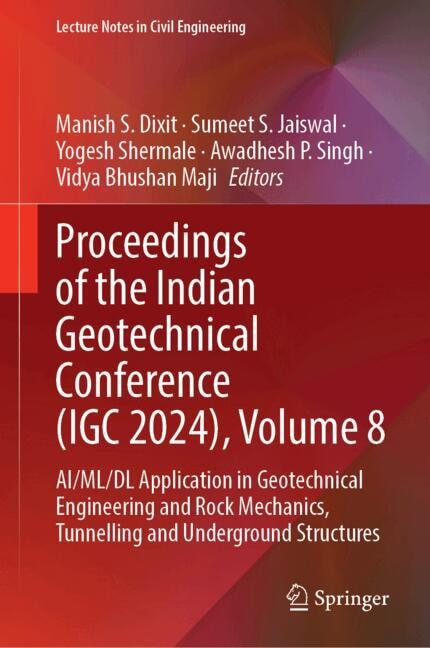 Front cover_Proceedings of the Indian Geotechnical Conference (IGC 2024), Volume 8