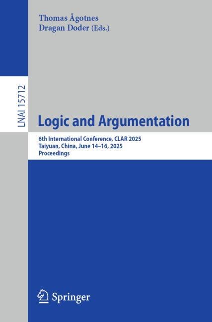 Front cover_Logic and Argumentation