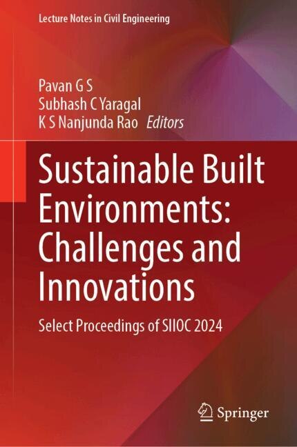 Couverture_Sustainable Built Environments